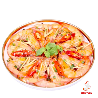 Tôm Hấp Dầu Hào 