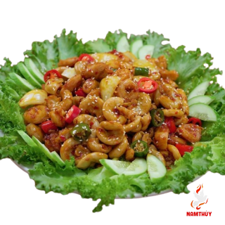 Dồi Trường Xào Sa Tế Gừng