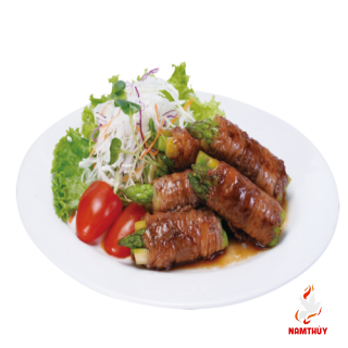 Bò Cuộn Măng Tây