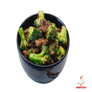 Bò Sốt Tiêu Đen Bông Cải 