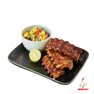 Sườn Non Xông Khói & Salad 