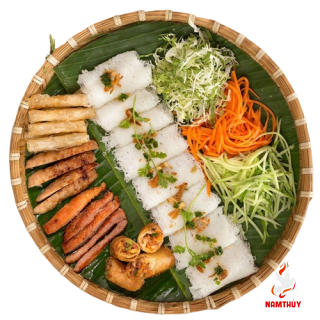 Nem Nướng - Bánh Hỏi 