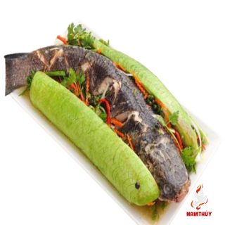 Cá Lóc Hấp Bầu