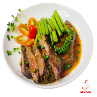 Bò Sốt Tiêu Xanh