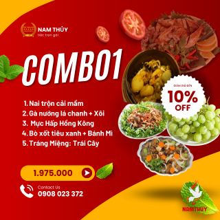 SÉT MÓN GỢI Ý COMBO 1
