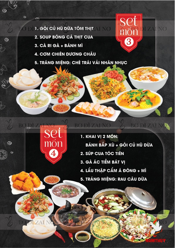 Combo Gia Đình Set 3-4