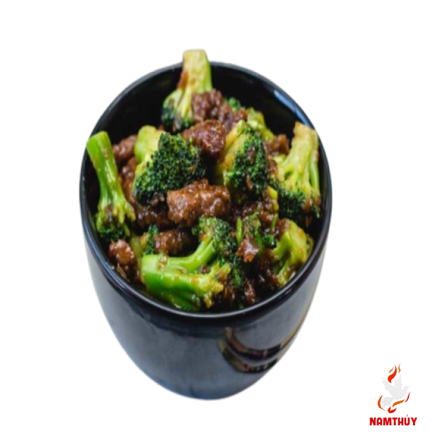 Bò Sốt Tiêu Đen Bông Cải 