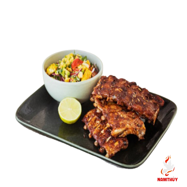 Sườn Non Xông Khói & Salad 