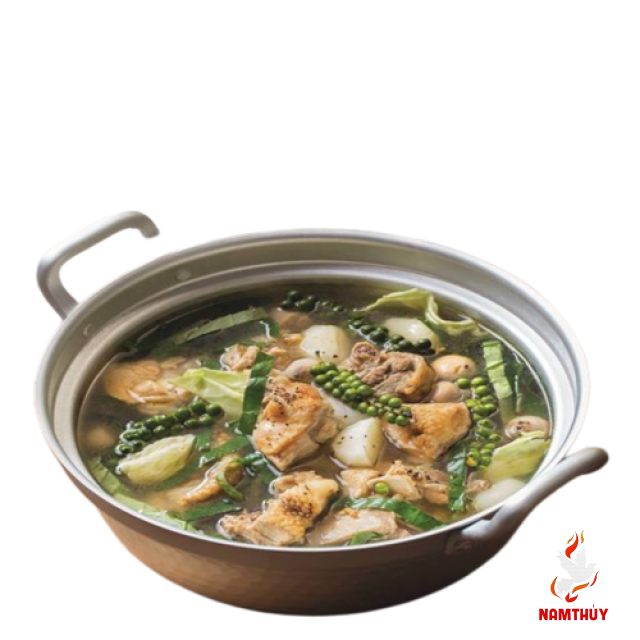 Gà Nấu Tiêu Xanh