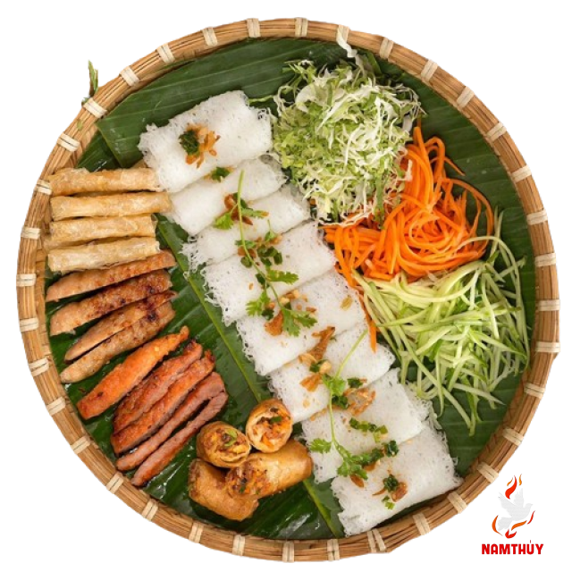 Nem Nướng - Bánh Hỏi 