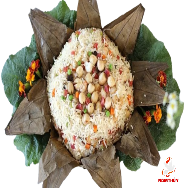 Cơm Hấp Lá Sen